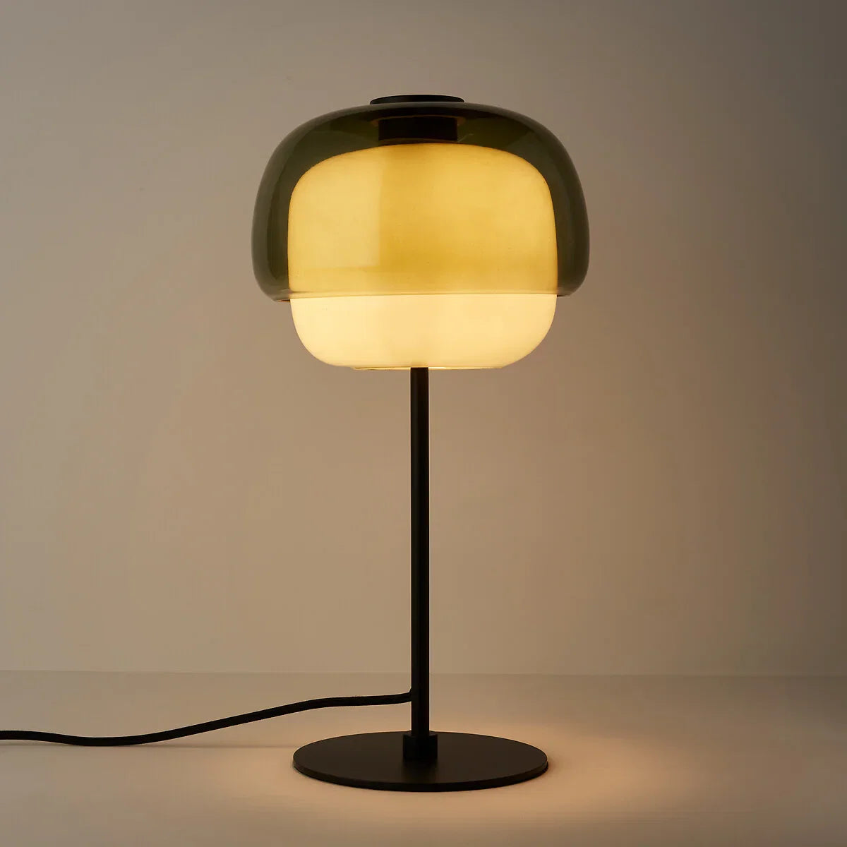 Colored dome table light