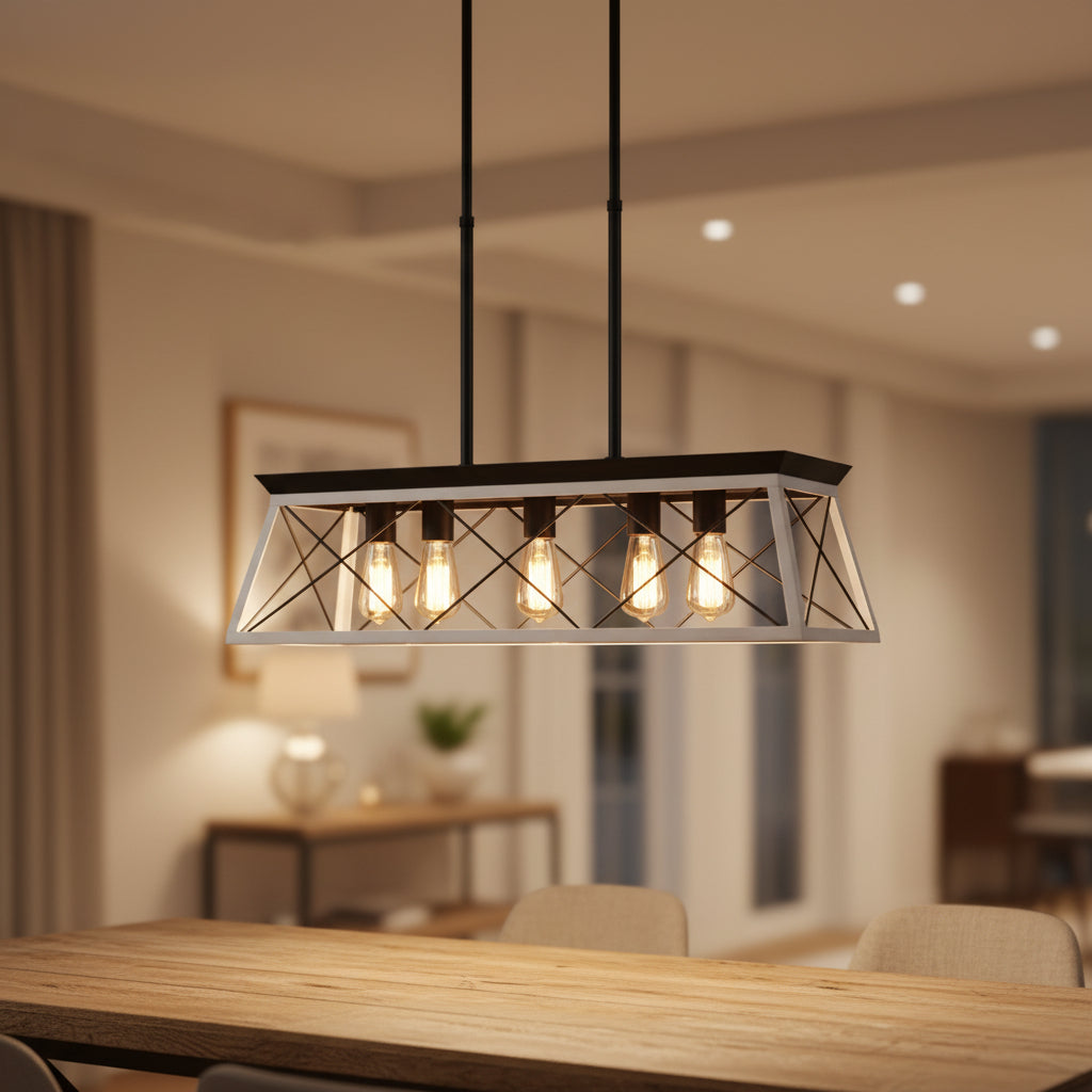 Farmhouse chandelier for dining room