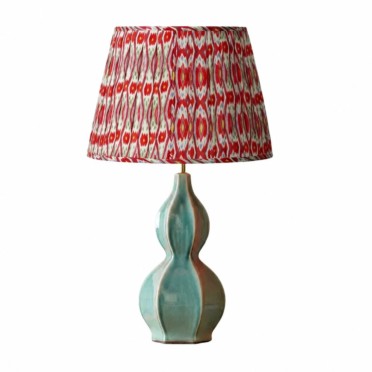 Gourd base lamp for bedside table