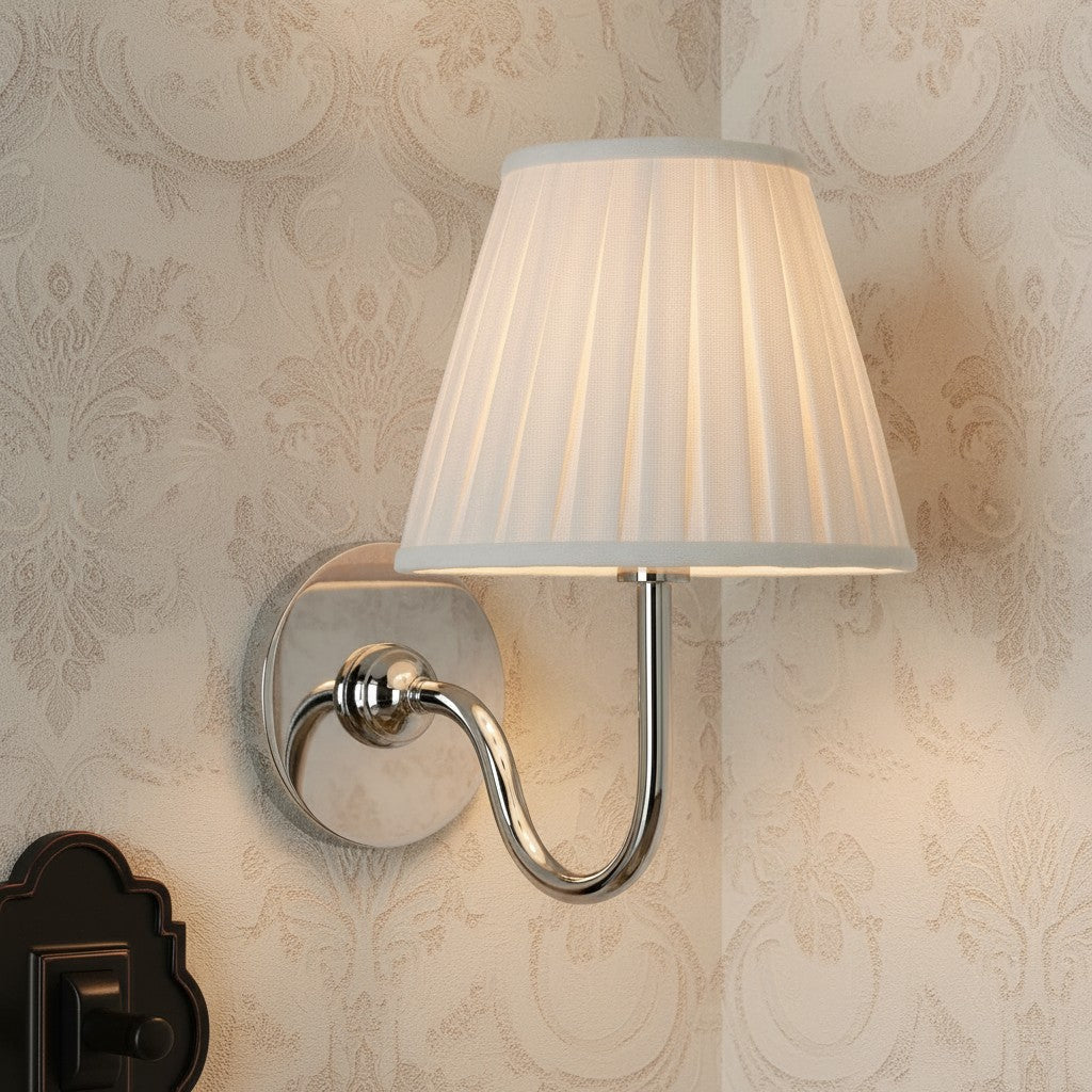 Fabric wall light for hallway
