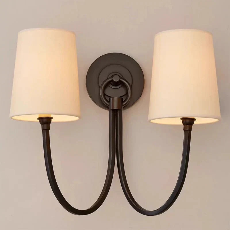 Double wall sconce for living room