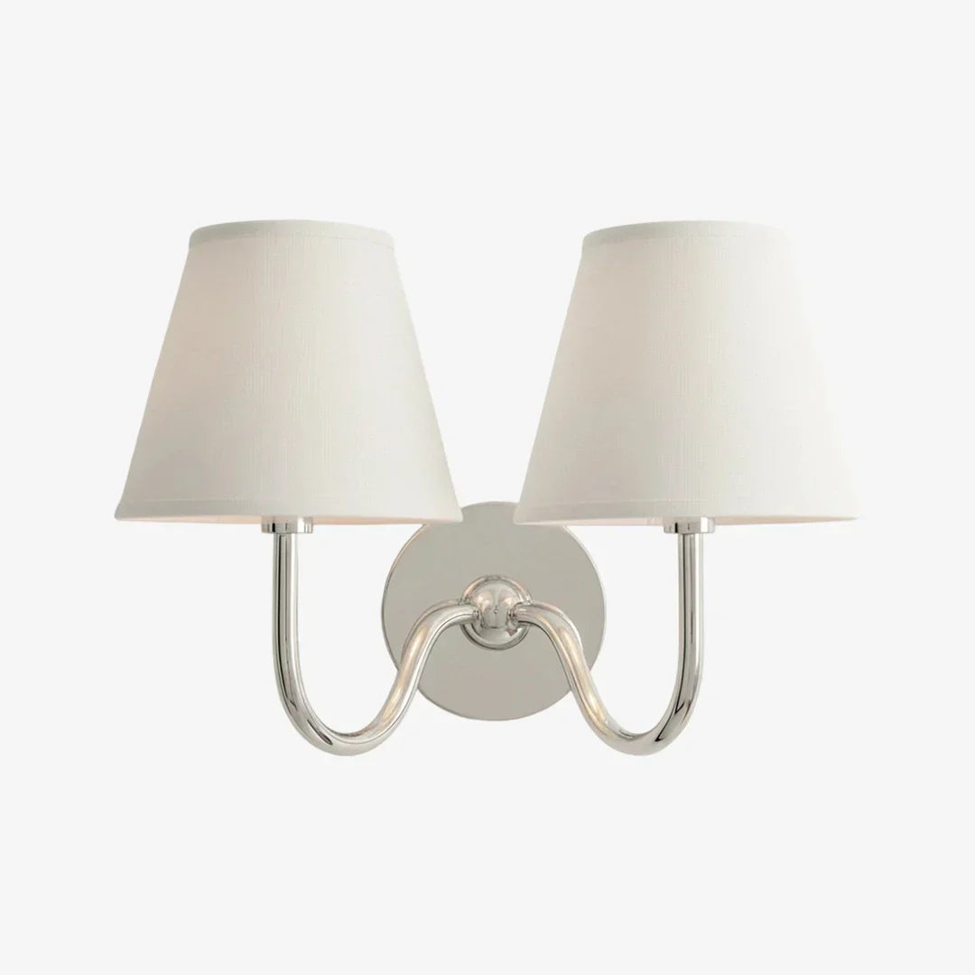 Fabric wall light for living room