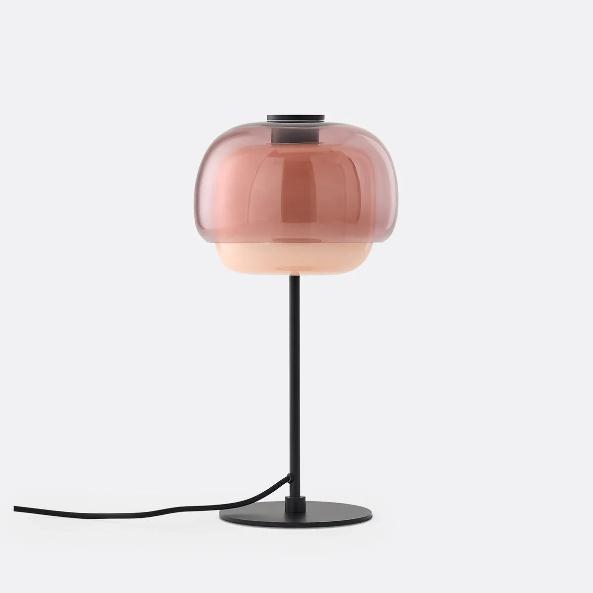 Glass table light for living room