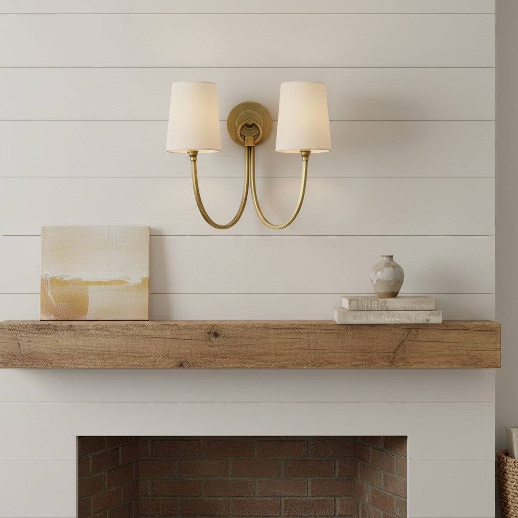 Modern indoor wall sconce