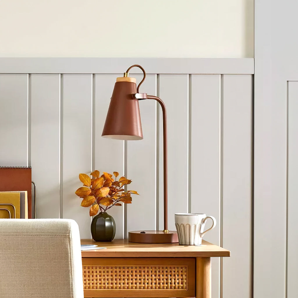 Modern metal table lamp