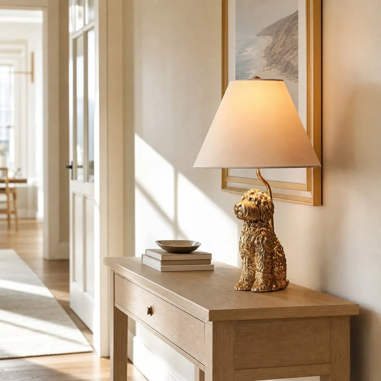 Plug-in animal table lamp