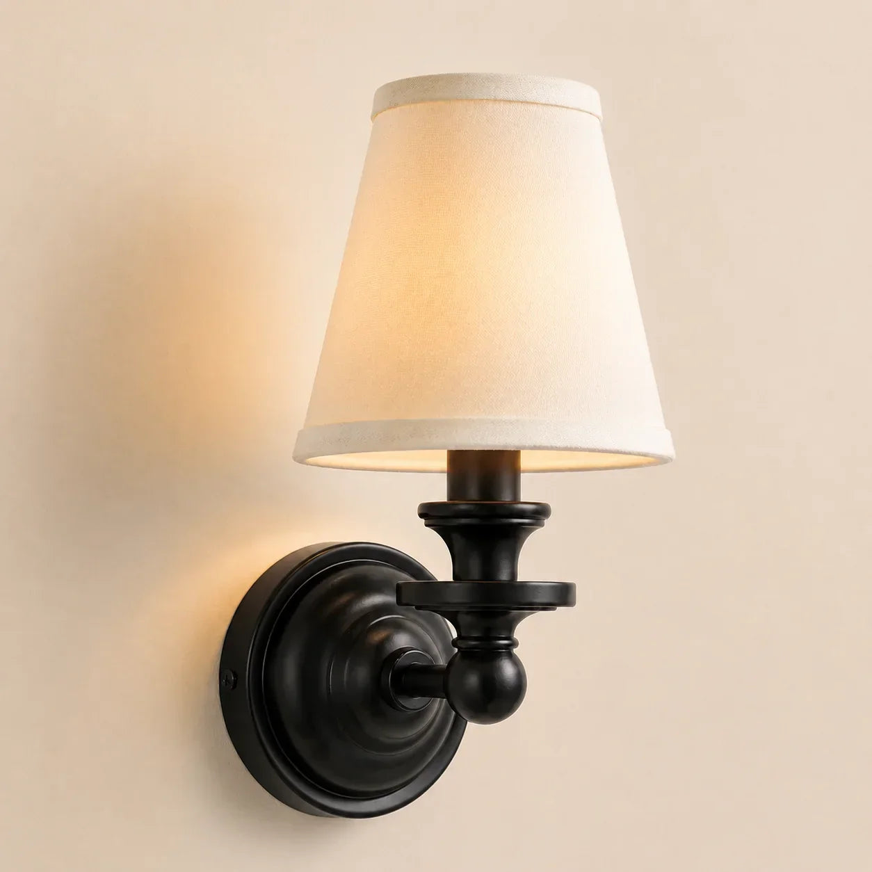 Retro transitional wall sconce