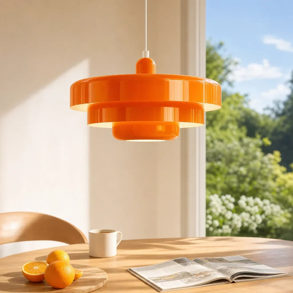 Aluminum disc ceiling light