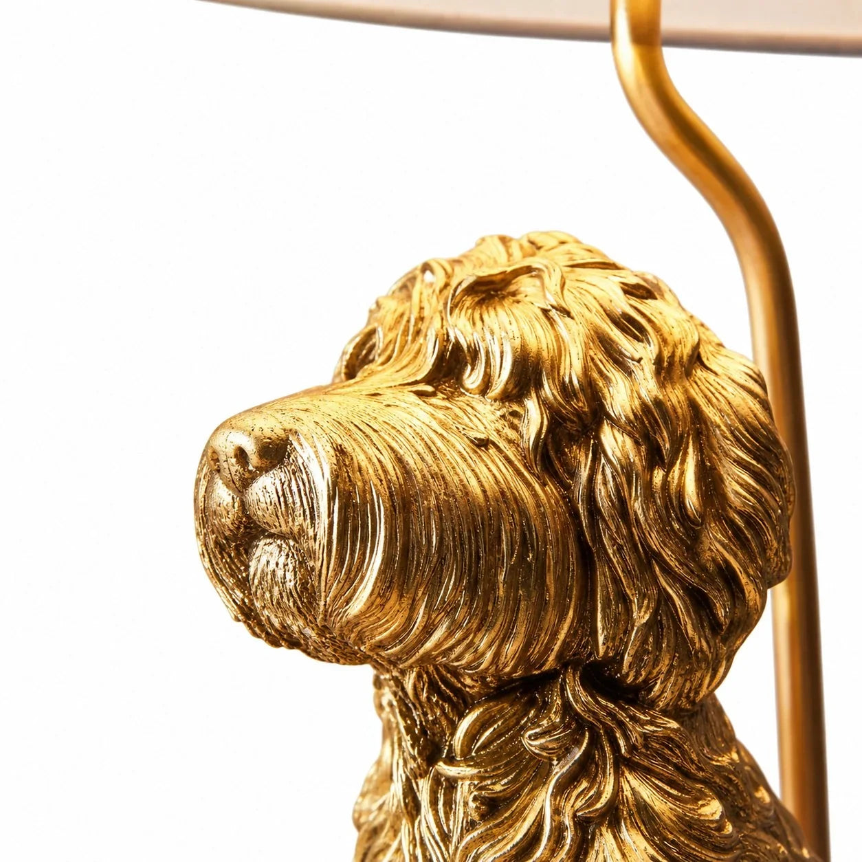 Animal table lamp front view