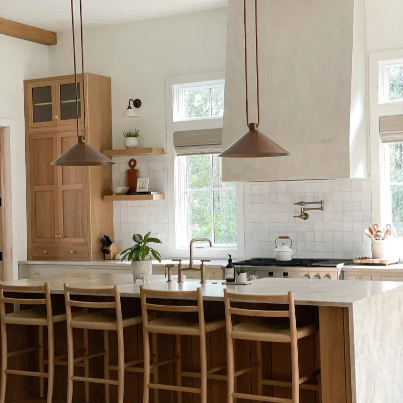 Antique bronze pendant for dining room