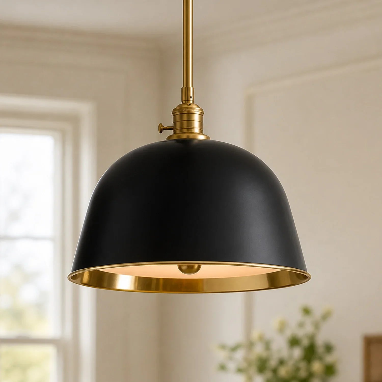 Bell pendant light for kitchen island