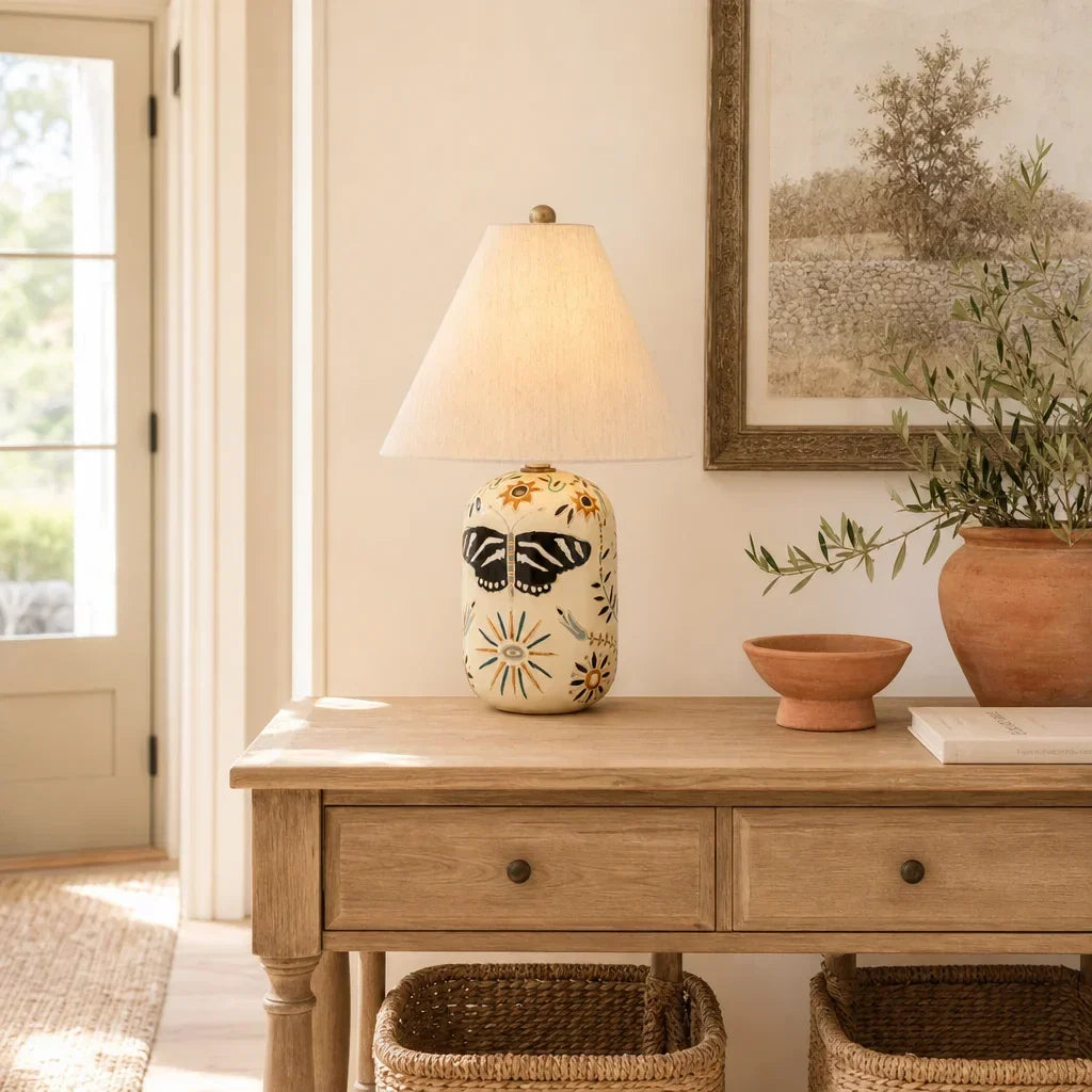 Ceramic lamp for reading area