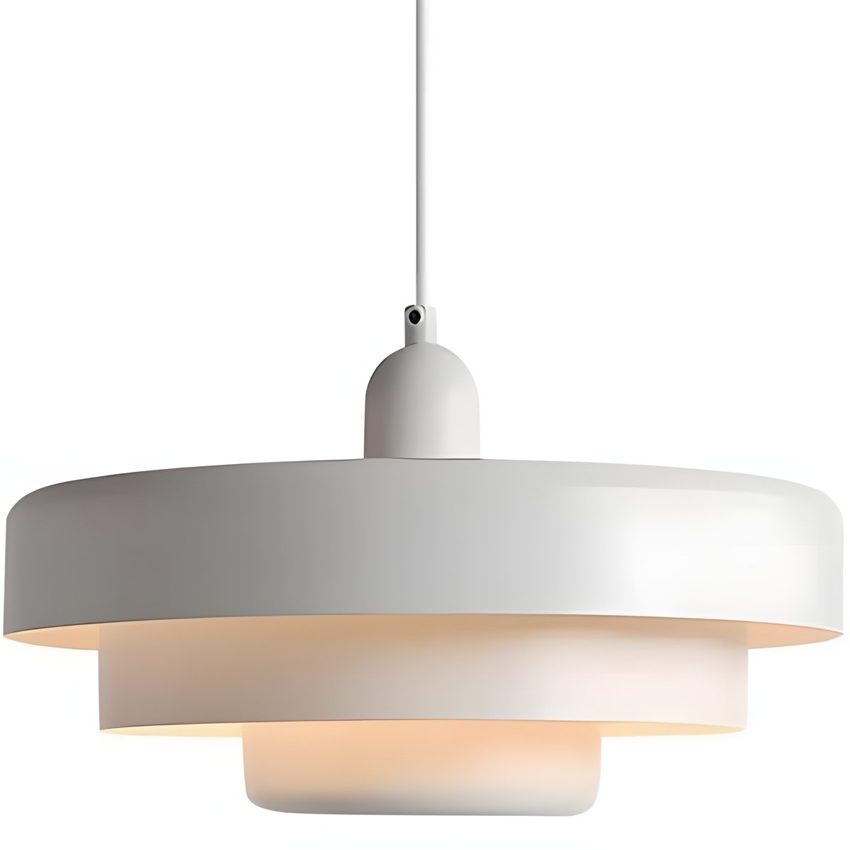 Contemporary aluminum pendant light