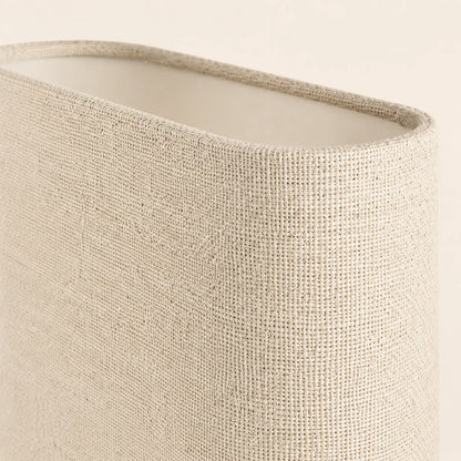 Contemporary linen wall sconce