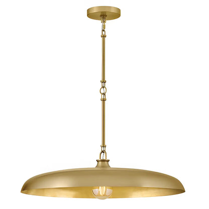 Disc pendant light front viewDisc pendant light front view