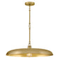 Disc pendant light front viewDisc pendant light front view
