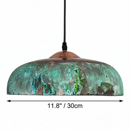 Dome metal ceiling light