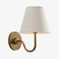 Pleated fabric sconce for entryway