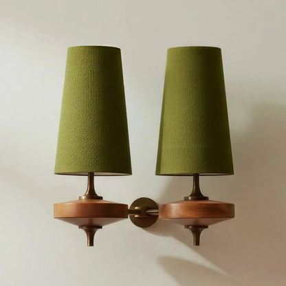 Fabric wall sconce for entryway