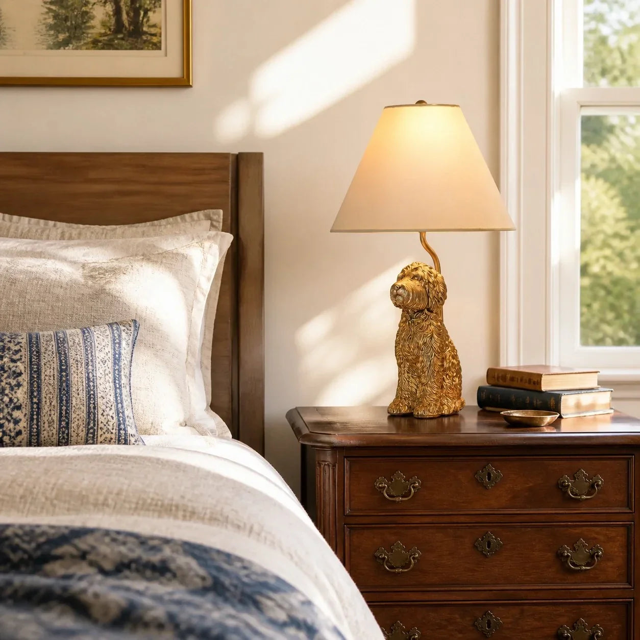 Farmhouse animal table lamp
