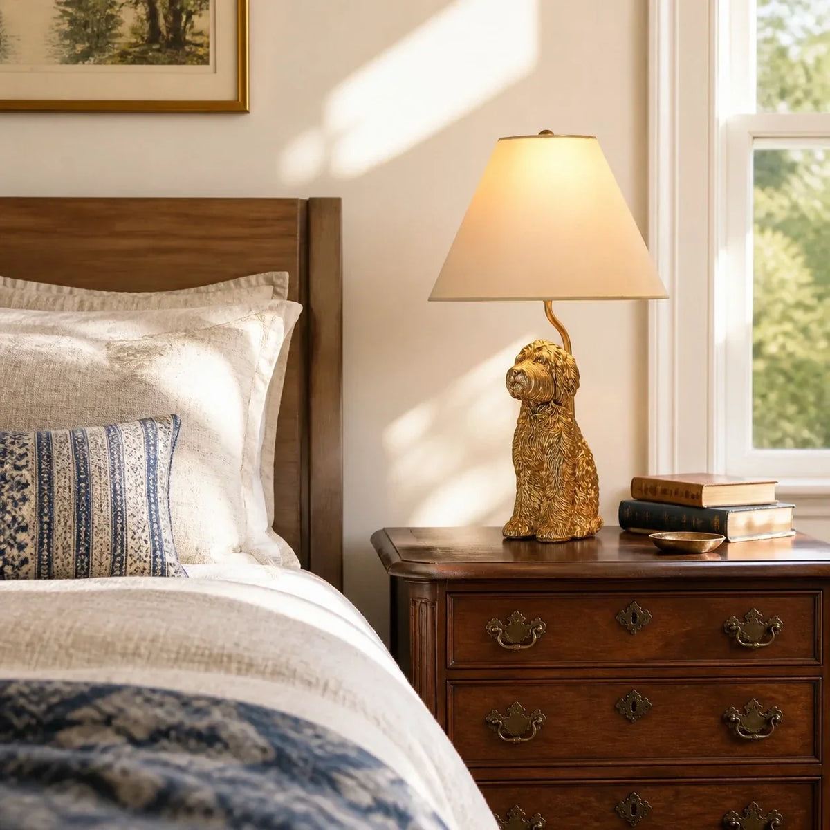 Farmhouse animal table lamp
