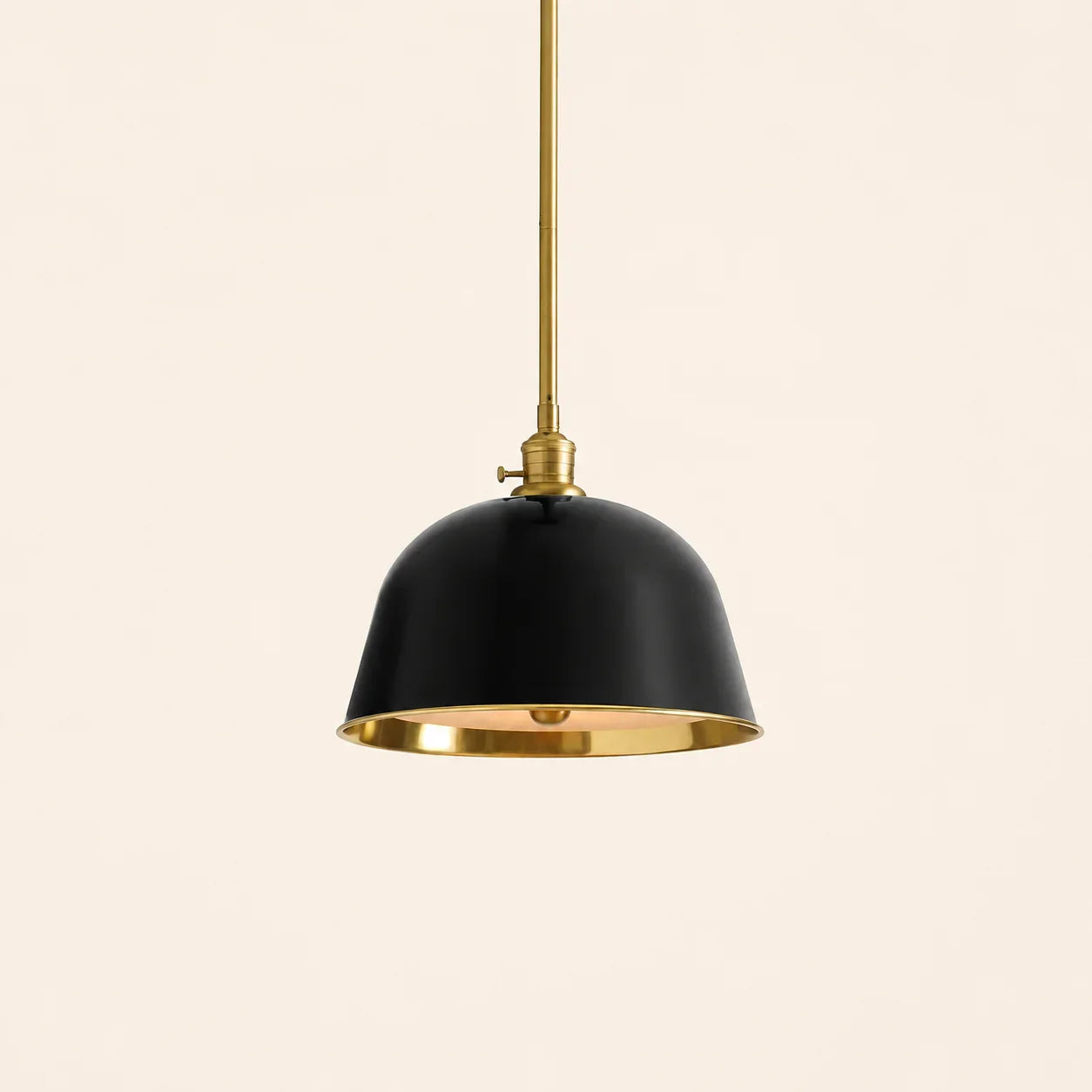 Farmhouse bell pendant light