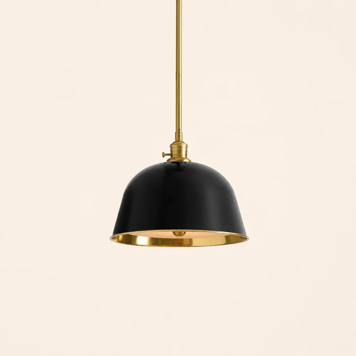Farmhouse bell pendant light