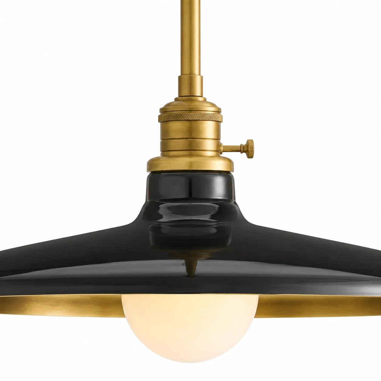 Farmhouse conical pendant light