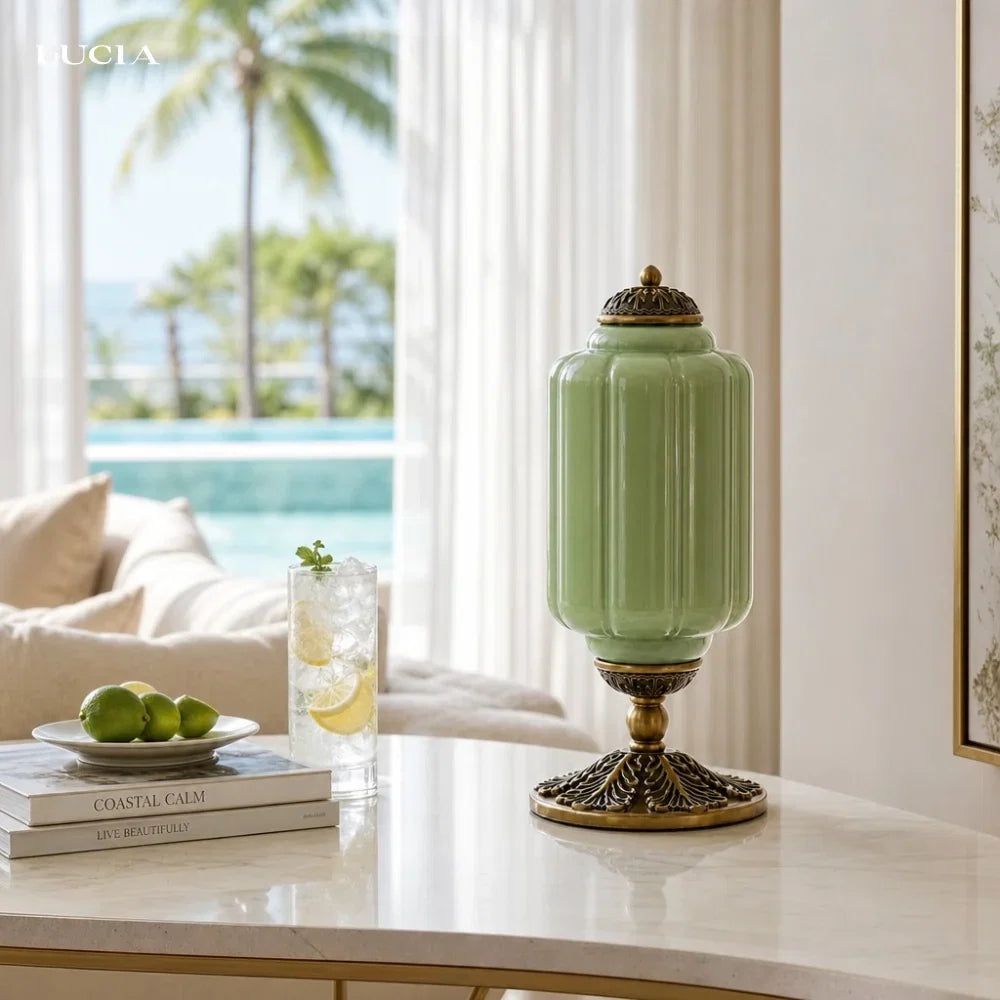 French retro table lamp for bedroom