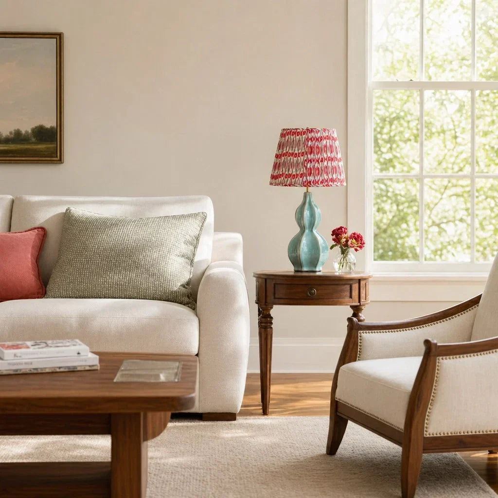 Gourd base lamp for living room