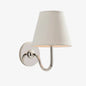 Pleated fabric sconce for hallway