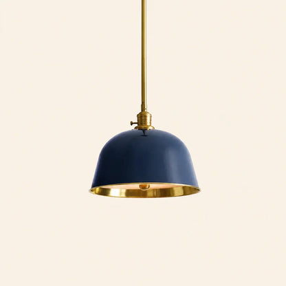 Hardwired bell pendant light