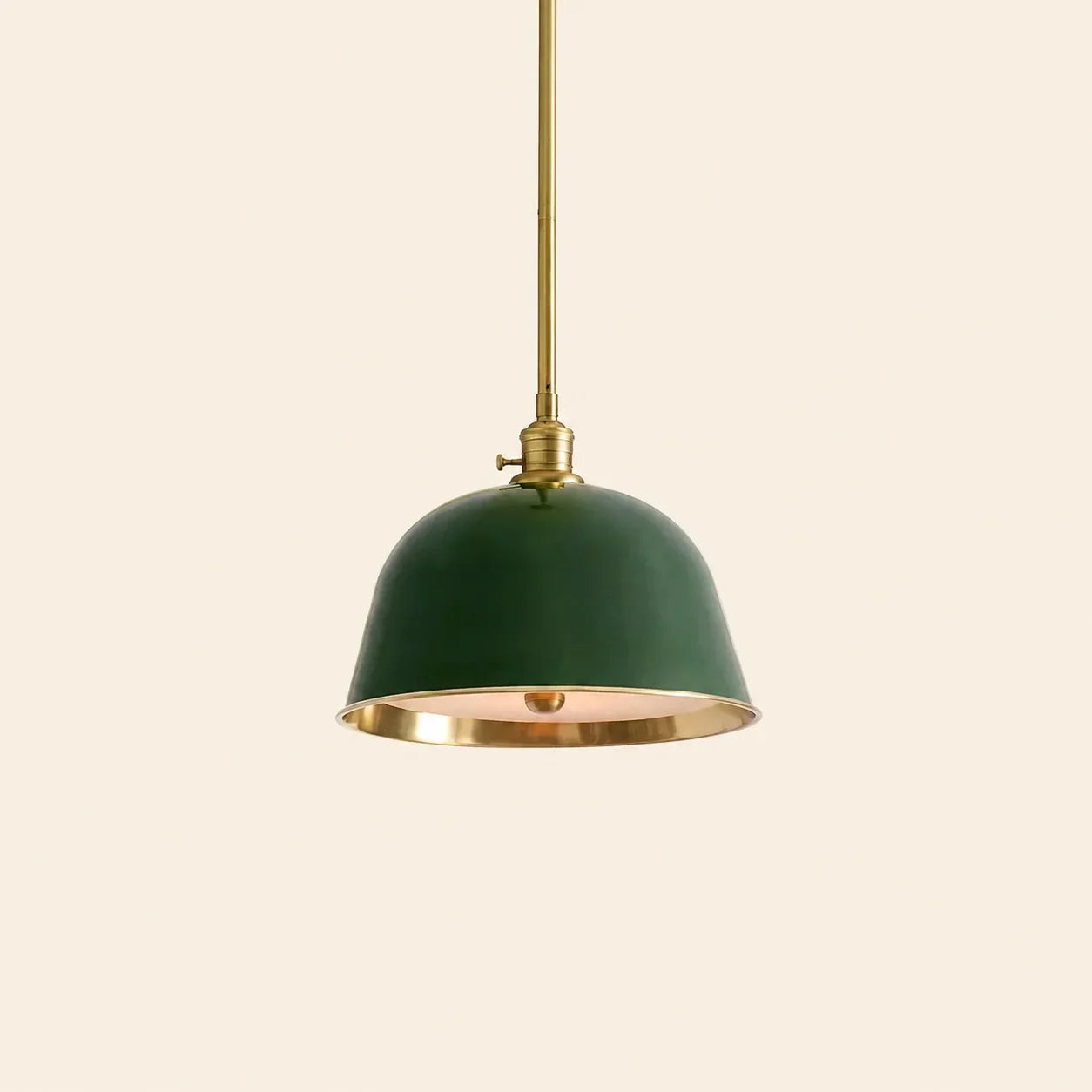 Industrial bell pendant light