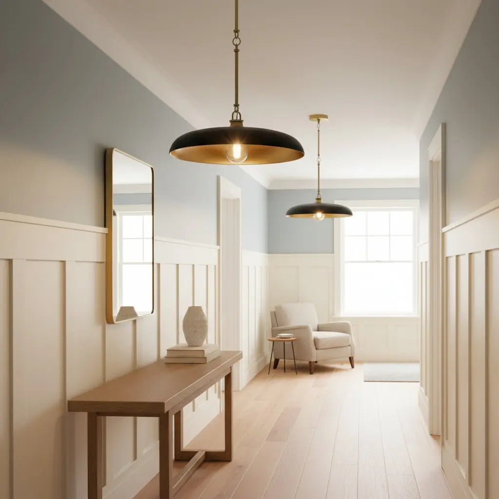 Industrial pendant for dining room