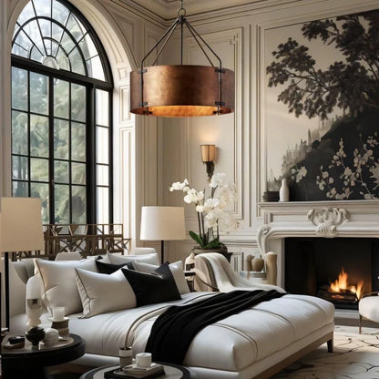Industrial pendant light for kitchen