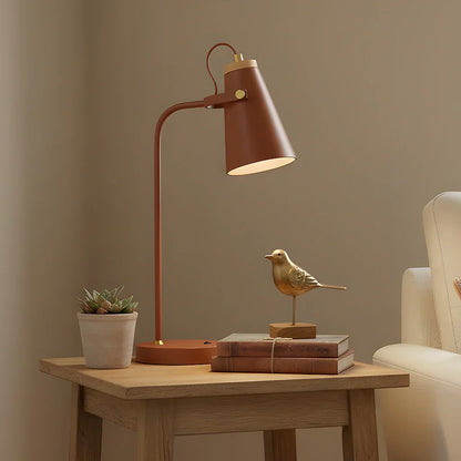 Industrial metal table lamp