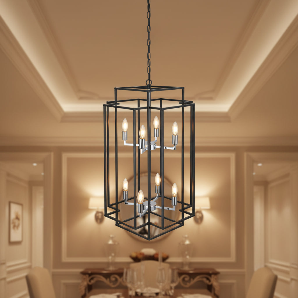 Lantern chandelier for hallway