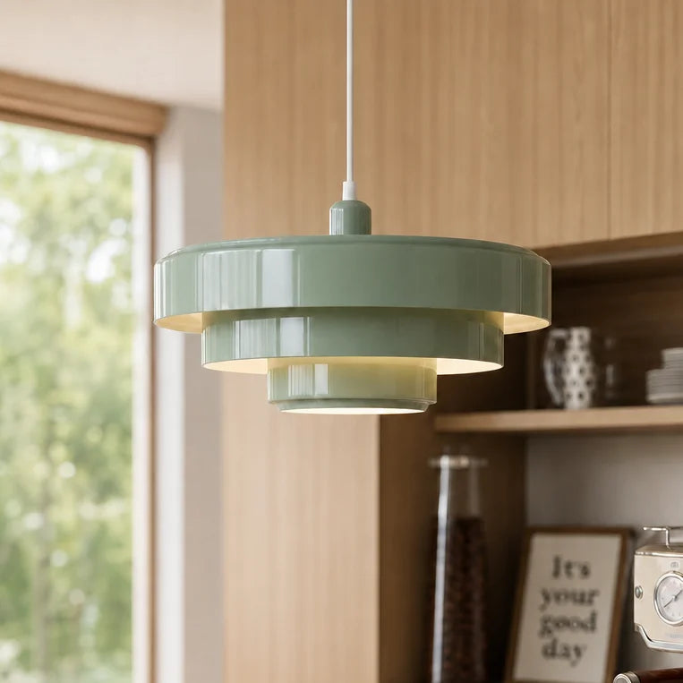 Layered disc light for kitchen