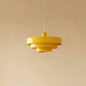 Pendant light with layered shade