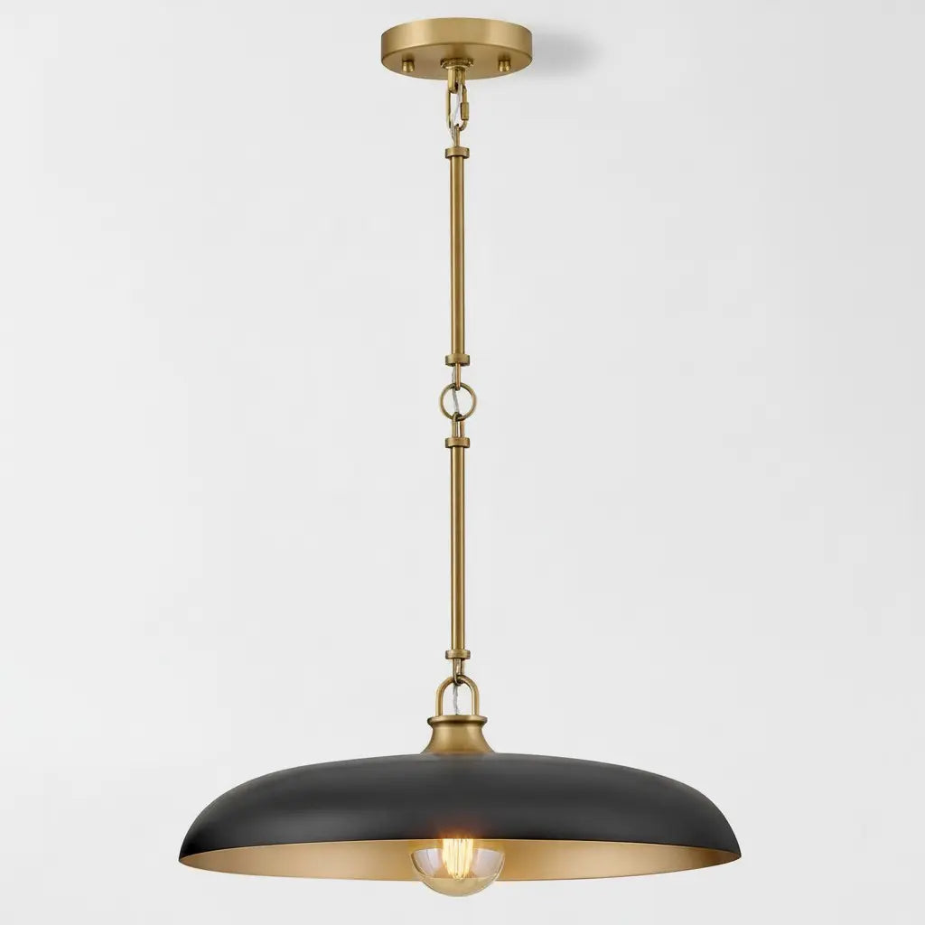 Metal lighting fixture for café