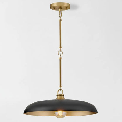 Metal lighting fixture for café