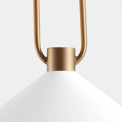 Metal pendant light for breakfast area
