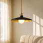 Metal pole pendant light for kitchen