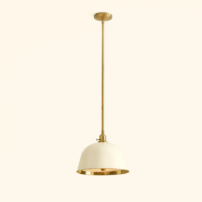 Minimalist bell pendant light