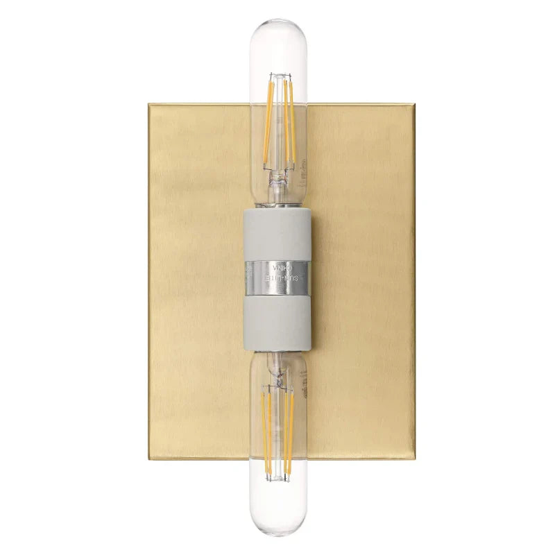 Minimalist fabric wall sconce