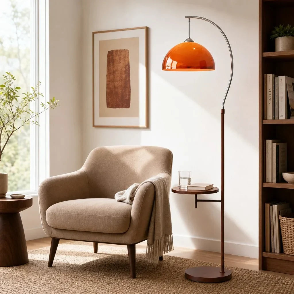 Modern acrylic dome floor light