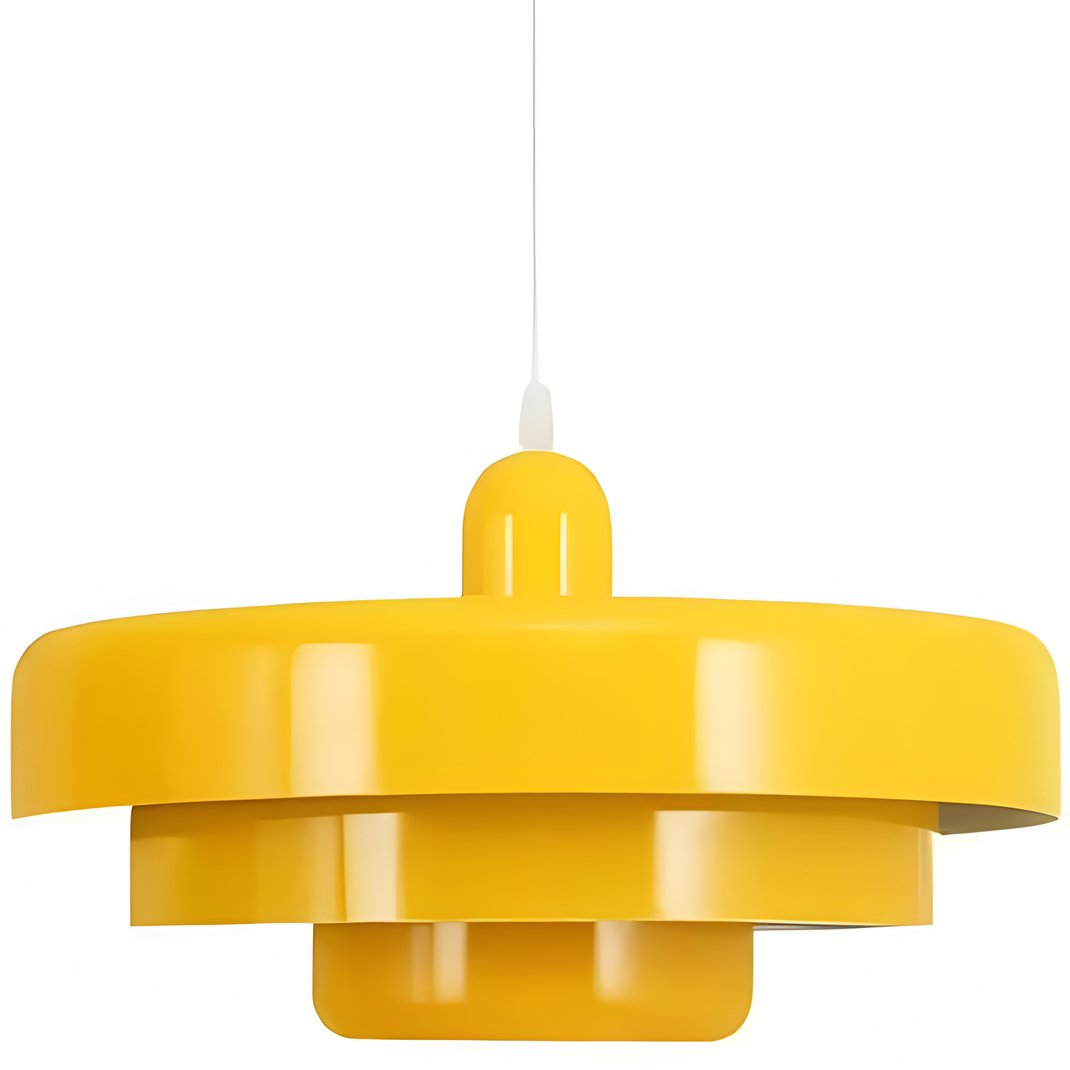 Modern aluminum disc light