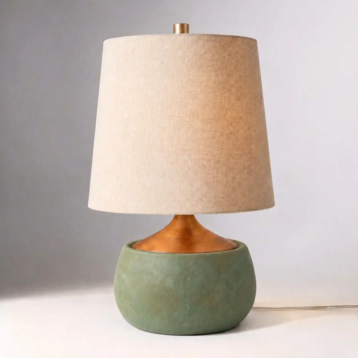 Modern cement table lamp