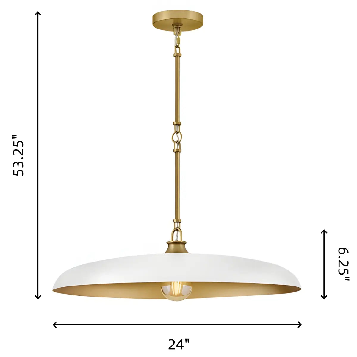 Modern disc hanging lighting fixture