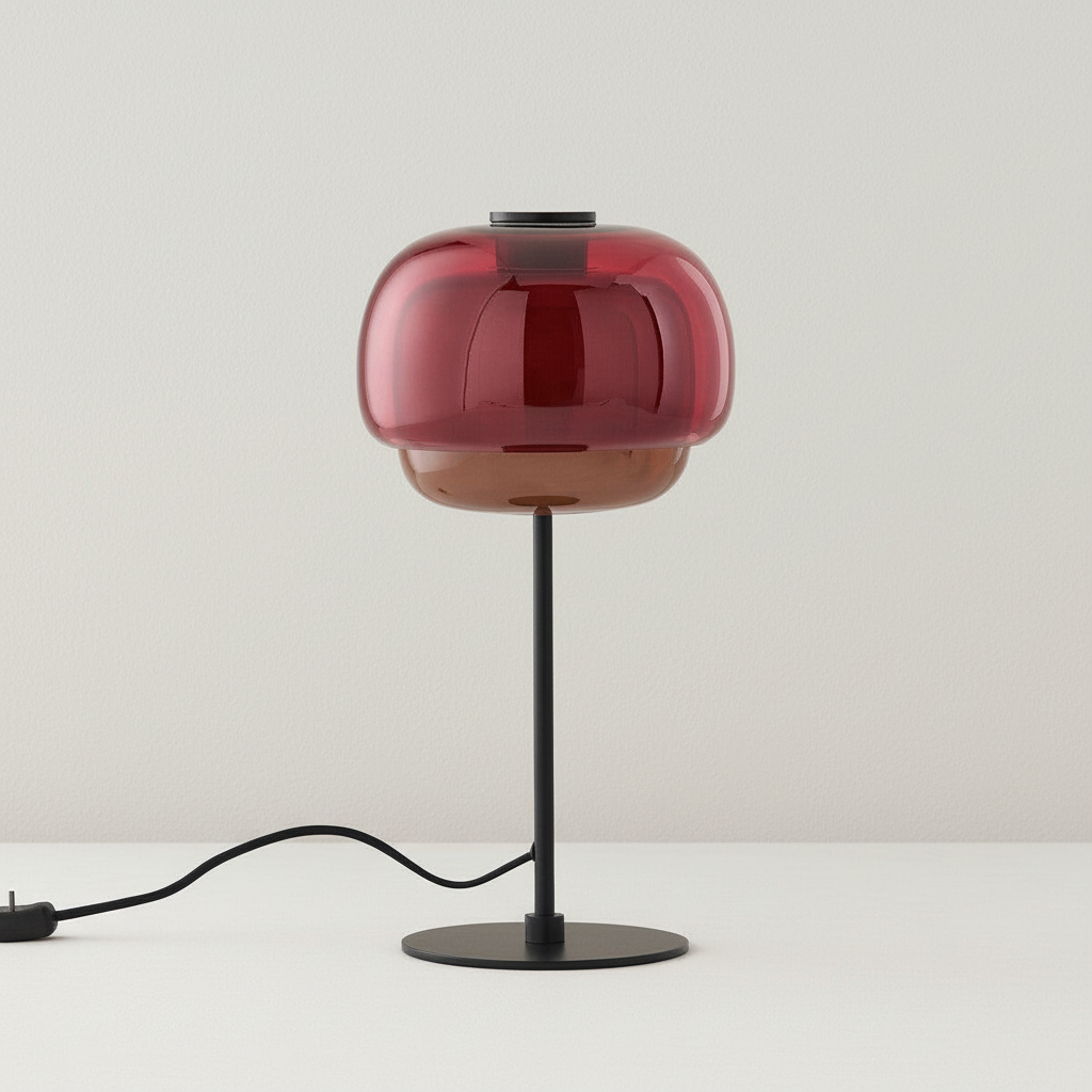 Modern dome bedside light